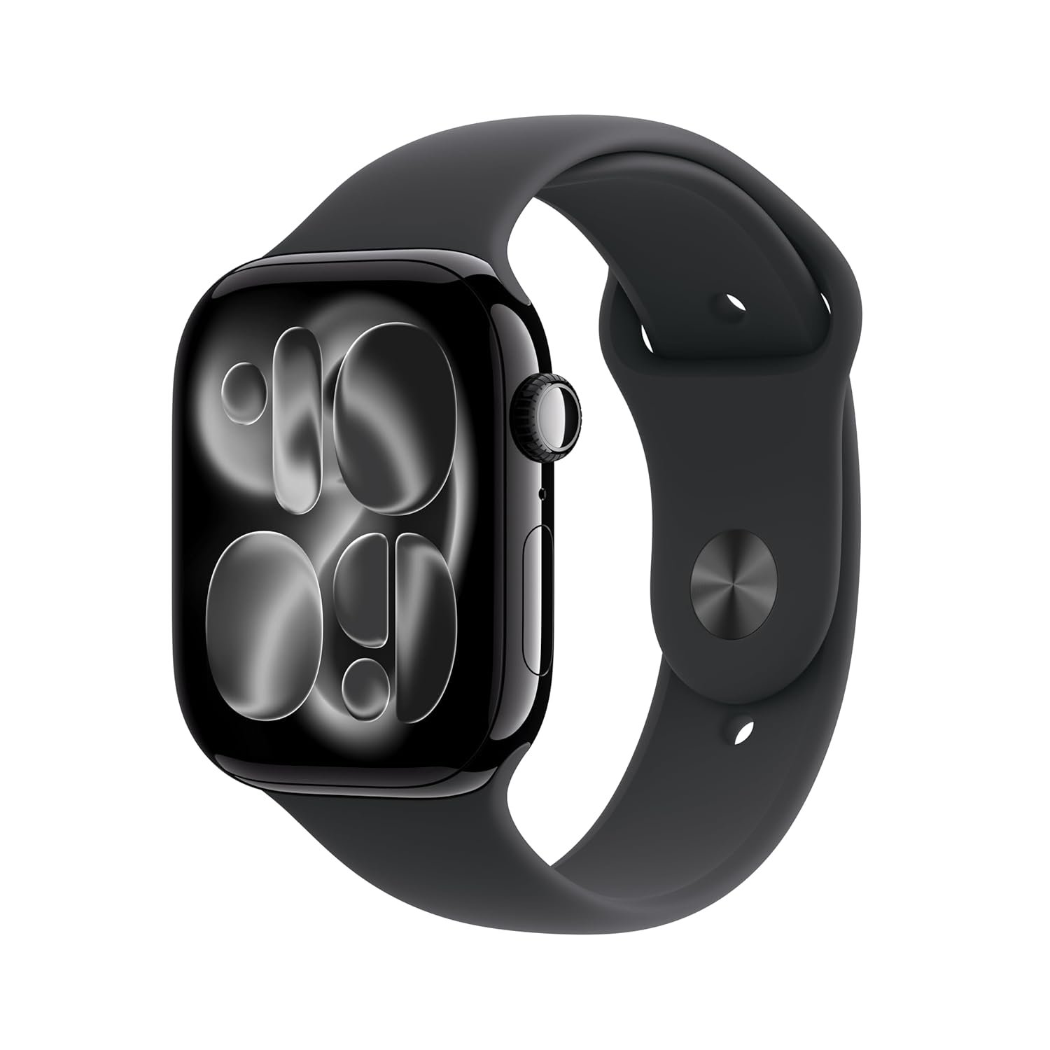 SERIES1 Watch Series 11 GPS + Cellular 46mm Jet Black Aluminium Case with Black Sport Band - S/M - Image 1